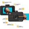 image:imageKodak Step Touch 13MP Digital Camera amp Instant Printer with 35 LCD Touchscreen White Go BundleBlack