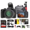 image:imageKodak PIXPRO AZ528 52x Zoom Vlogging Camera  Tripod Black Bundle