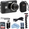 image:imageKodak PIXPRO FZ45 Friendly Zoom 16MP Full HD Digital Camera Bundle with 32GB Memory Card and Camera Bag Flexible Tripod and Card Reader BlueBlack