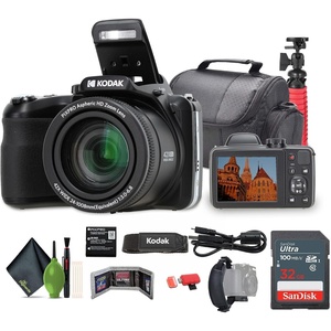 image:imageKodak PIXPRO AZ425 20MP 42x Zoom Vlogging Digital Camera Black BundleBlack