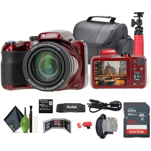 image:imageKodak PIXPRO AZ425 20MP 42x Zoom Vlogging Digital Camera Black BundleRed