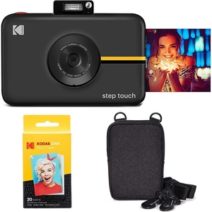 image:imageKodak Step Touch 13MP Digital Camera amp Instant Printer with 35 LCD Touchscreen White Go BundleBlack