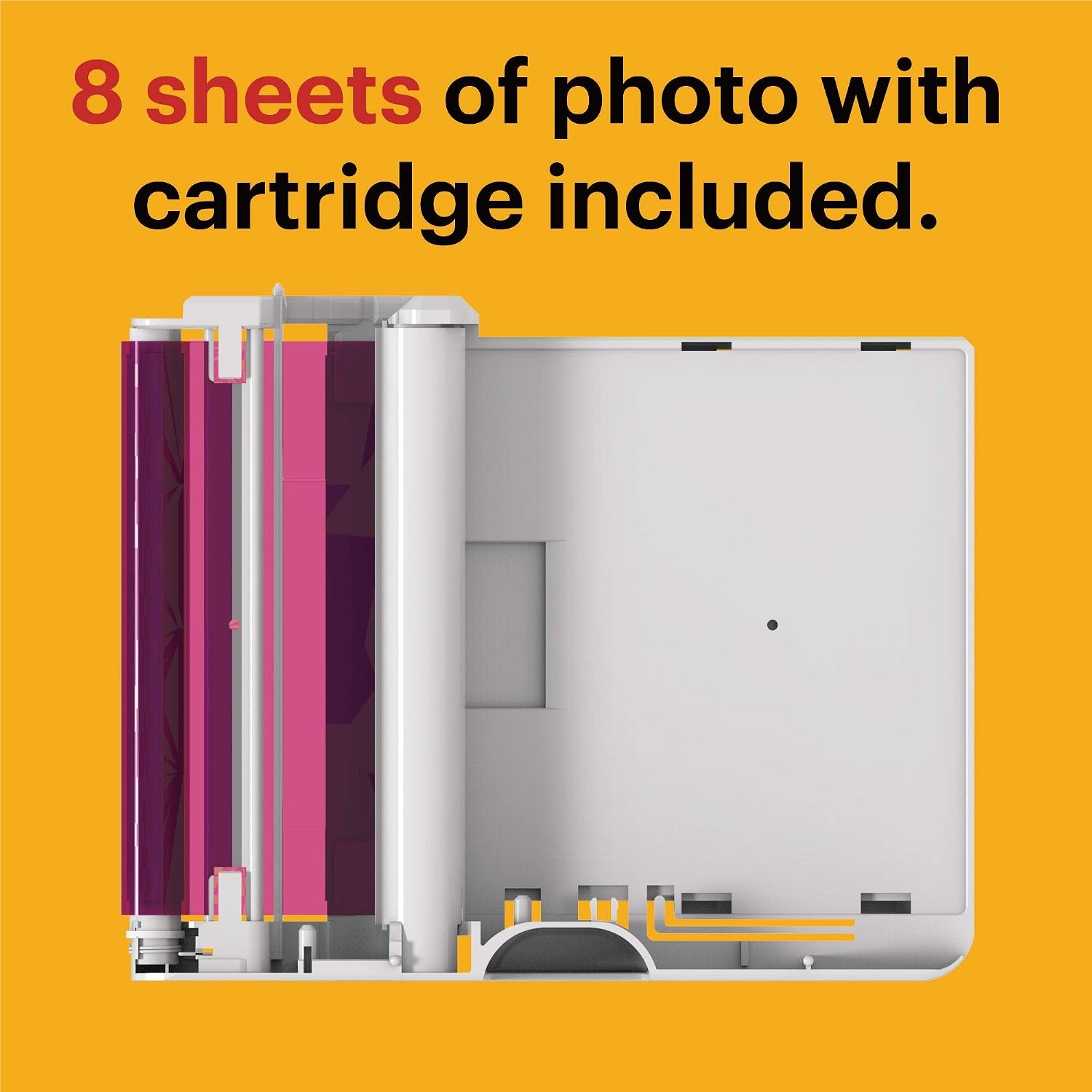 image:imageKODAK AllNew Mini 3 Square Instagram Size Bluetooth Portable Photo Printer with 4PASS Technology  White