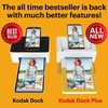 image:imageKodak Dock Plus amp Bluetooth Portable 4x6 Instant Photo Printer40 Bundle