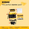 image:imageKODAK Mini Shot 4 ERA 4PASS 2in1 Instant Camera and Photo Printer 4x4 Yellow Camera  10 SheetsBlack