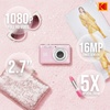 image:imageKodak PixPro Friendly Zoom FZ55 16MP 1080p Full HD Camera Pastel PinkPink
