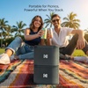 image:imageKODAK SOUNDBRIX Magnetic Splittable Bluetooth Speaker for Men Women Teens Boys Girls Portable Wireless Pairing White Elephant Gifts for Adults Up to 5H Playtime for Home OutdoorTreble Gray
