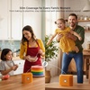 image:imageKODAK SOUNDBRIX Magnetic Splittable Bluetooth Speaker for Men Women Teens Boys Girls Portable Wireless Pairing White Elephant Gifts for Adults Up to 5H Playtime for Home OutdoorOverload Orange