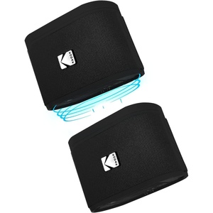 image:imageKODAK SOUNDBRIX Magnetic Splittable Bluetooth Speaker for Men Women Teens Boys Girls Portable Wireless Pairing White Elephant Gifts for Adults Up to 5H Playtime for Home OutdoorBass Black