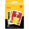 image:imageZink KODAK 35x425 inch Premium Print Photo Paper 20 Sheets Compatible with KODAK Smile Classic Instant CameraWhite